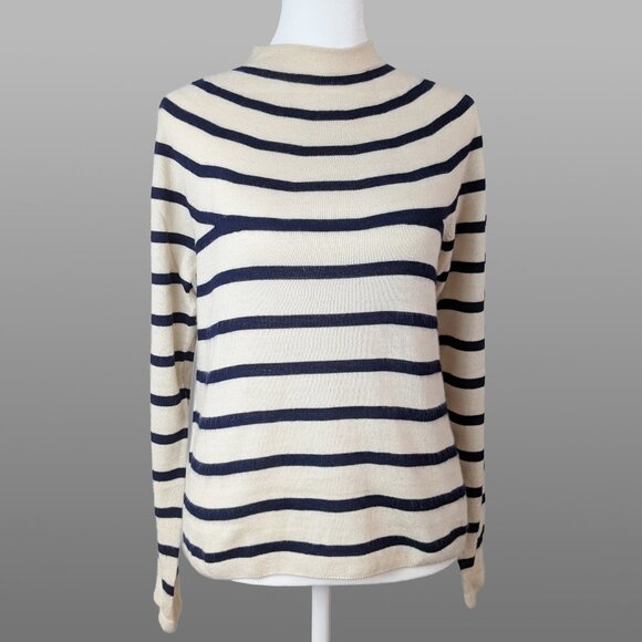 UNIQLO x Ines de La Fressange 3D Knit Striped Wool Sweater – Size M (JP) - Picture 1 of 9